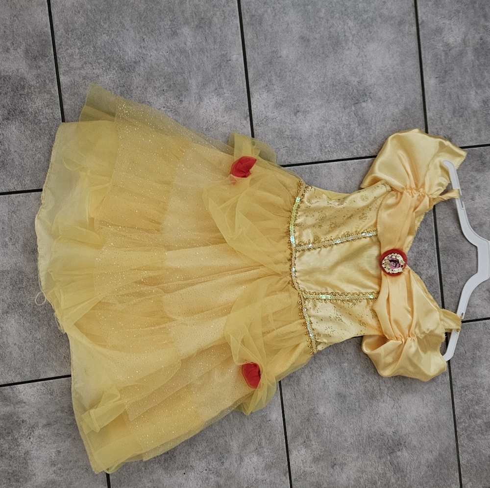 Belle little girls costume dress